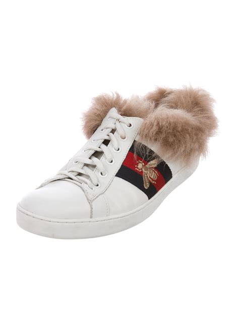 gucci ace sneakers worth it|Gucci ace sneakers with fur.